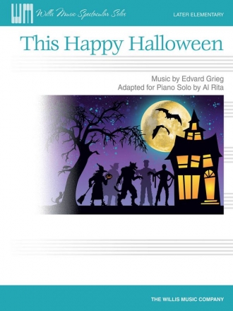 Edvard Grieg This Happy Halloween Klavier Blatt
