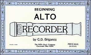 Beginning Alto Recorder Klavier Blatt