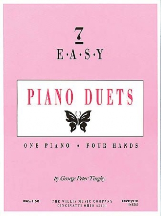 George Peter Tingley Seven Easy Piano Duets Klavier Blatt