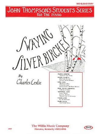 Charles Leslie Swaying Silver Birches Klavier Blatt
