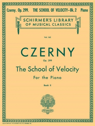 The School of Velocity op.299 Book 2 for piano