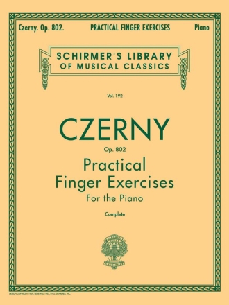 Practical Finger Exercises op.802 for piano
