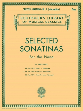 Selected Sonatinas - Book 2: Intermediate Klavier Buch