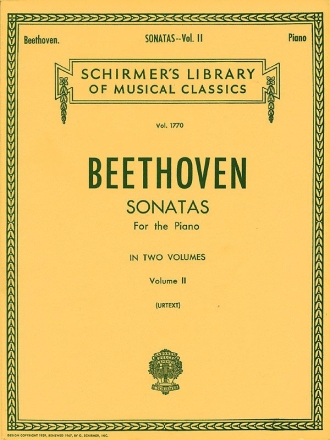 Ludwig van Beethoven, Sonatas For The Piano Volume II Klavier Buch