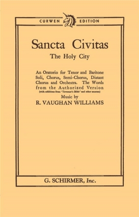 Ralph Vaughan Williams, Sancta Civitas (The Holy City) SATB Chorpartitur