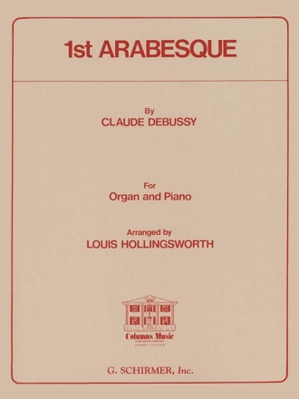 Claude Debussy, 1st Arabesque Piano and Organ Buch