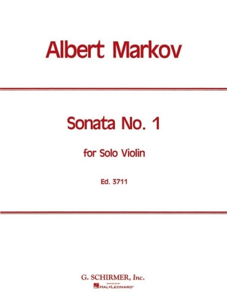 Albert Markov, Sonata No. 1 Violin Buch