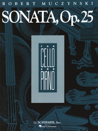 Robert Muczynski, Sonata, Op. 25 Cello und Klavier Buch
