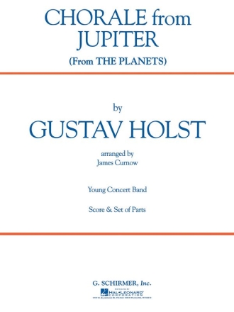 Gustav Holst, Chorale from Jupiter Concert Band Partitur + Stimmen