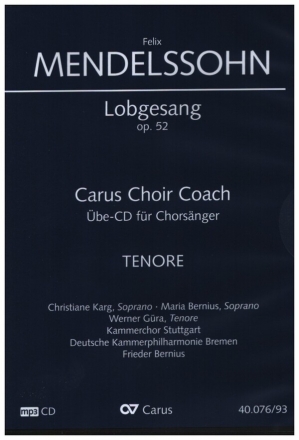 Lobgesang op.52 - Chorstimme Tenor  Playalong-CD