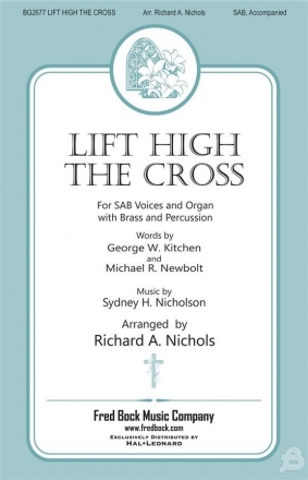 Lift High The Cross SAB Chorpartitur