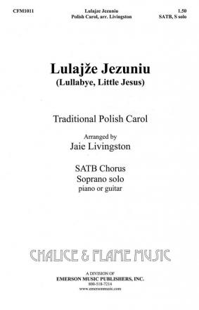 Jaie Livingston, Lulajze Jezuniu SATB Chorpartitur