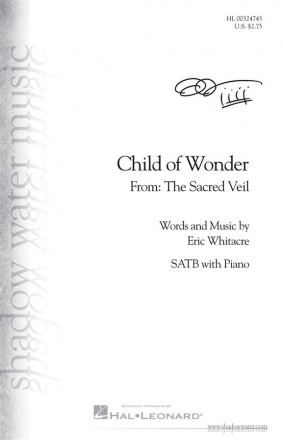 Child of Wonder for mixed choir divisi and piano choral score