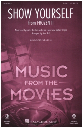Show Yourself from Frozen 2 for mixed chorus (2-part) and piano vocal score