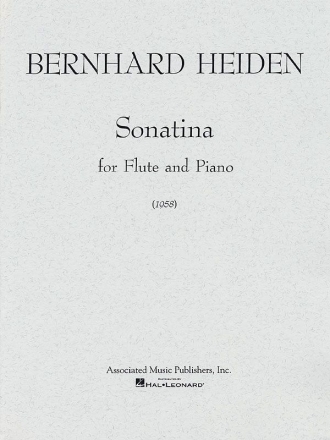 Bernhard Heiden, Sonatina (1958) Flte und Klavier Buch