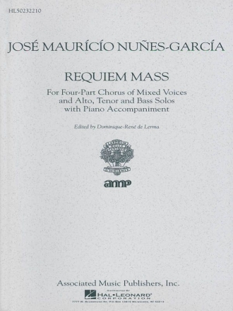 Jos Mauricio Nunes Garcia, Requiem Mass SATB Chorpartitur