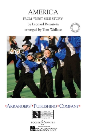 Leonard Bernstein, America (from West Side Story) Marching Band Partitur + Stimmen