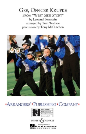 Leonard Bernstein, Gee, Officer Krupke (from West Side Story) Marching Band Partitur + Stimmen