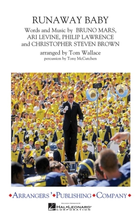 Runaway Baby Marching Band Partitur + Stimmen
