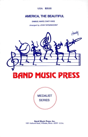 Samuel A. Ward, America the Beautiful Marching Band Partitur + Stimmen