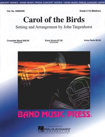 Carol of the Birds Concert Band Partitur + Stimmen