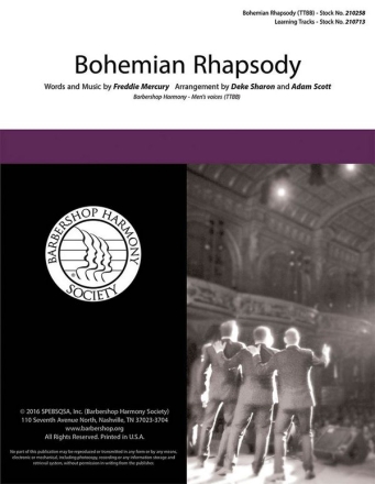 Bohemian Rhapsody TTBB a Cappella Chorpartitur