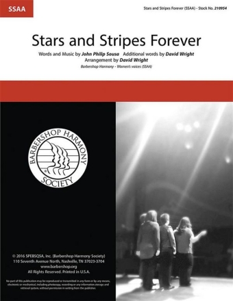 John Philip Sousa, The Stars and Stripes Forever SSAA a Cappella Chorpartitur