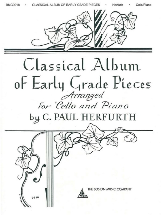 Classical Album of Early Grade Pieces Cello und Klavier Buch