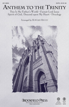 Anthem to the Trinity SATB Chorpartitur