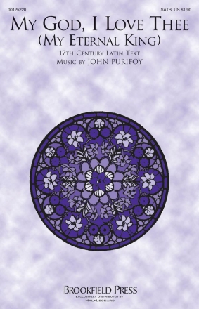 John Purifoy, My God, I Love Thee (My Eternal King) SATB Chorpartitur