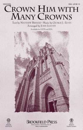 Matthew Bridges_George J. Elvey, Crown Him with Many Crowns SA Chorpartitur
