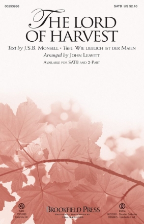 The Lord of Harvest SATB Chorpartitur