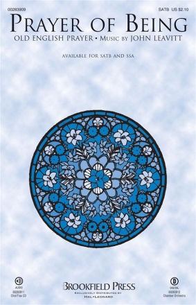 John Leavitt, Prayer of Being SATB Chorpartitur