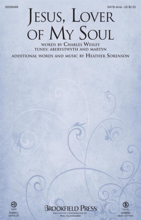Heather Sorenson, Jesus, Lover of My Soul SATB divisi Chorpartitur