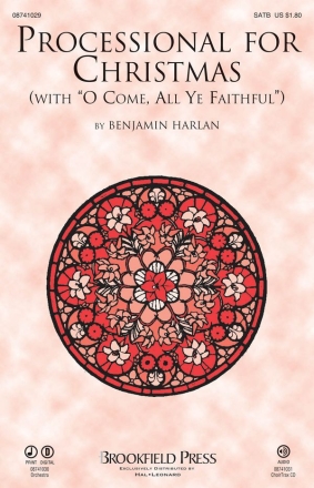 Processional for Christmas SATB Chorpartitur