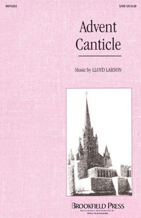 Advent Canticle SATB Chorpartitur