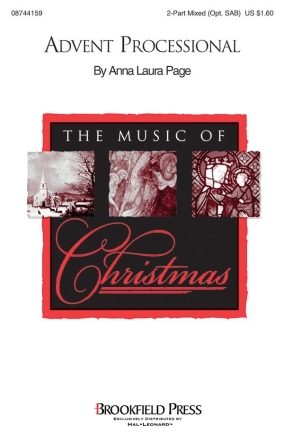 Anna Laura Page, Advent Processional 2-Part Choir Chorpartitur