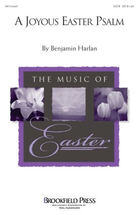 Benjamin Harlan, A Joyous Easter Psalm SATB Chorpartitur