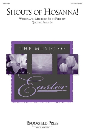 John Purifoy, Shouts of Hosanna! SATB Chorpartitur