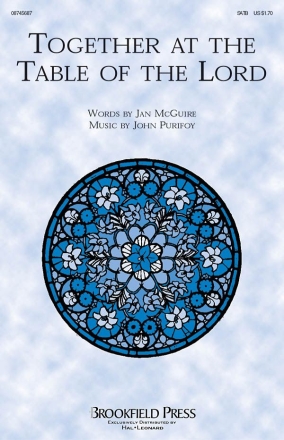 Jan McGuire_John Purifoy, Together at the Table of the Lord SATB Chorpartitur