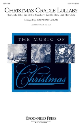 Christmas Cradle Lullaby SATB Chorpartitur