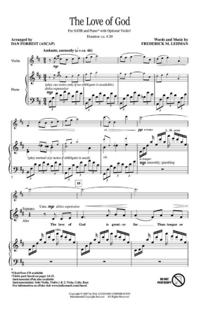 The Love of God Strings Stimmen-Set