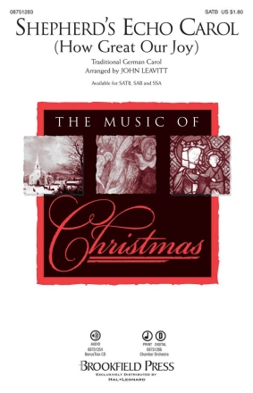 Shepherd's Echo Carol SATB Chorpartitur