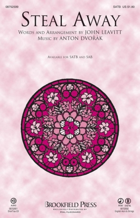 Antonn Dvork, Steal Away SATB Chorpartitur