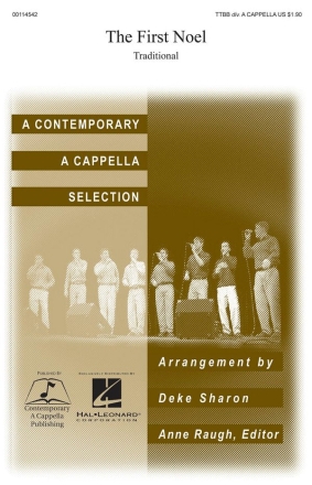 The First Noel TTBB a Cappella Chorpartitur