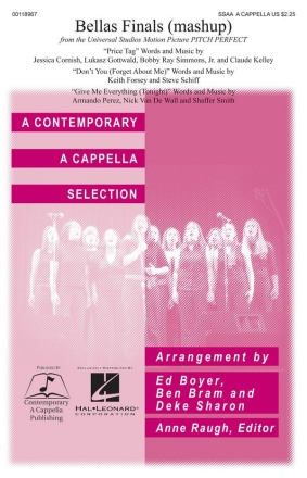 Bellas Finals SSAA a Cappella Chorpartitur
