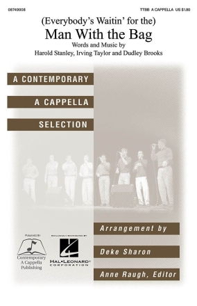 Dudley Brooks, Everybody's Waitin' for the Man with the Bag TTBB a Cappella Chorpartitur