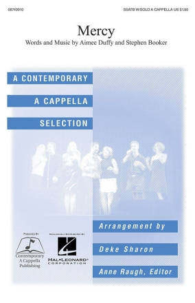 Stephen Booker, Mercy SSATB Chorpartitur