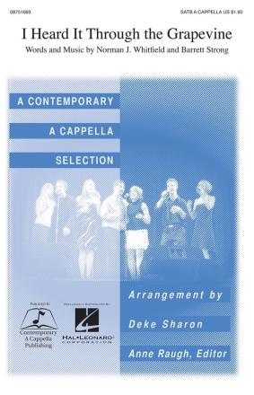 I Heard It Through the Grapevine for mixed choir a cappella score