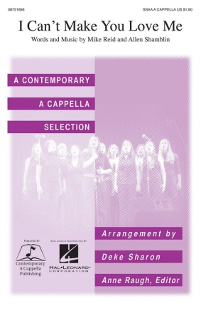 I Can't Make You Love Me SSAA a Cappella Chorpartitur